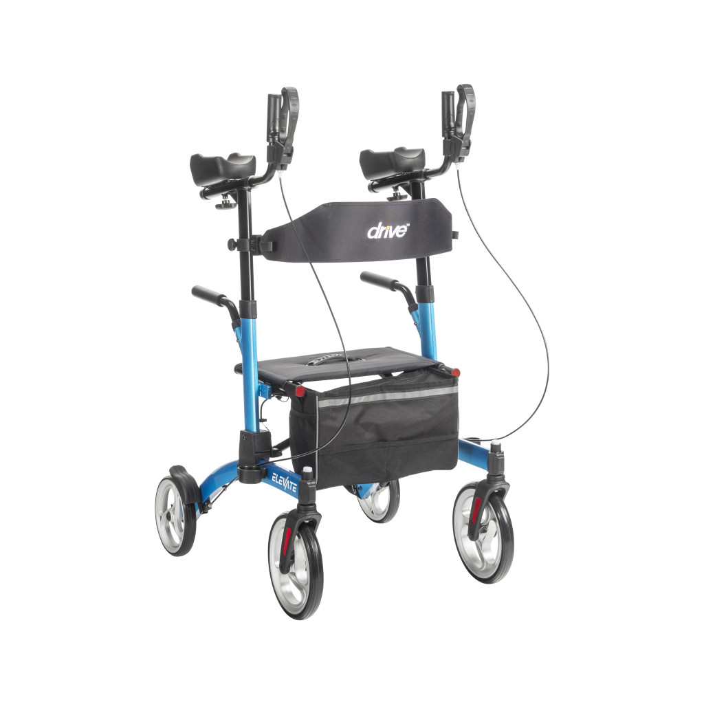 4 Wheel Rollator with Platforms/Gutters